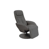 Fotoliu recliner stofa gri Optima 2, 77x139x101 cm - ACAJU 
