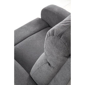 Fotoliu rabatabil OSLO 1S, gri, 75x95x100 cm