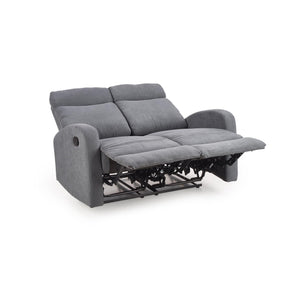 Canapea pliabila OSLO 2S, gri, 128x95x100 cm