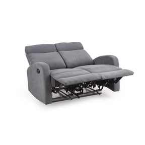 Canapea pliabila OSLO 2S, gri, 128x95x100 cm