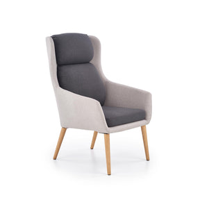 Scaun design scandinav Purio, gri, 67x75x103 cm