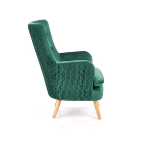 Fotoliu RAVEL, verde, 70x78x100x48 cm