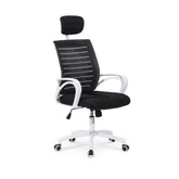 Scaun birou tineret negru-alb Socket, 61X68X110/118 CM