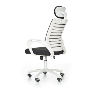 Scaun birou tineret negru-alb Socket, 61X68X110/118 CM