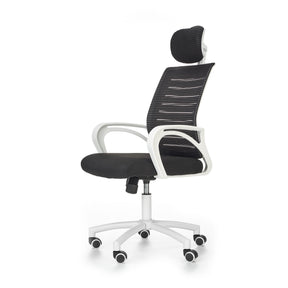 Scaun birou tineret negru-alb Socket, 61X68X110/118 CM