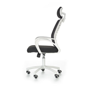 Scaun birou tineret negru-alb Socket, 61X68X110/118 CM