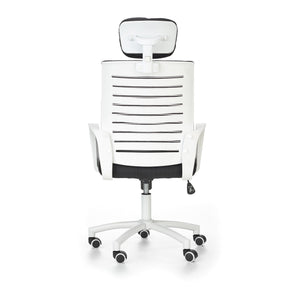 Scaun birou tineret negru-alb Socket, 61X68X110/118 CM