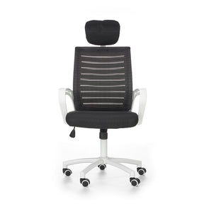 Scaun birou tineret negru-alb Socket, 61X68X110/118 CM