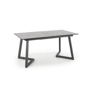 Masa extensibila gri deschis/gri inchis Tiziano 160-210 / 90/76 cm