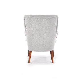 Fotoliu fix gri deschis Bishop, 76x78x102 cm - ACAJU 
