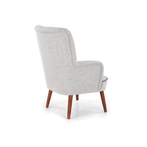 Fotoliu fix gri deschis Bishop, 76x78x102 cm - ACAJU 