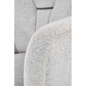 Fotoliu fix gri deschis Bishop, 76x78x102 cm - ACAJU 