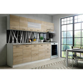 Set bucatarie stejar sonoma Perla 260 - ACAJU 