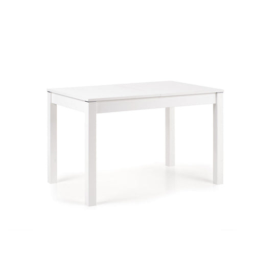 Masa alba din lemn Maurycy, 118/158X75X76 CM