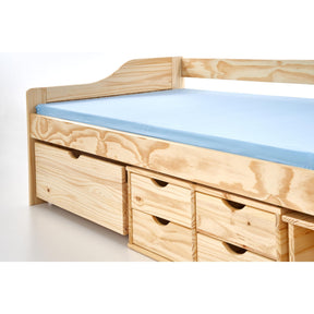 Pat tineret cu sertare Maxima, somiera si sertare pentru depozitare incluse, 90X200 CM