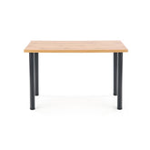 Masa sufragerie Modex 2 stejar wotan/negru, 120/60/75 CM