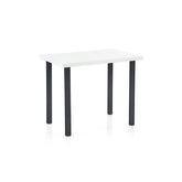 Masa sufragerie Modex 2 alb/negru, 90/60/75 CM
