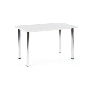 Masa sufragerie Modex alb/chrome, 120/68/75 CM