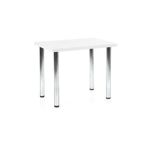 Masa sufragerie Modex alb/chrome, 90/60/75 CM