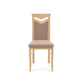 Scaun tapitat cu stofa gri Citrone, 44X43X96 CM