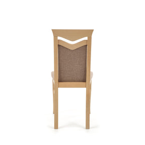Scaun tapitat cu stofa gri Citrone, 44X43X96 CM