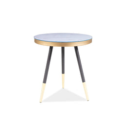 Masuta VEGA C, negru/auriu, 45x50