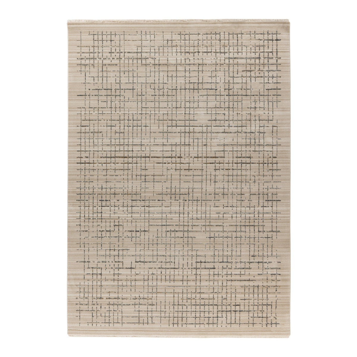 Covor VOGUE 704, 160x230 cm, forma dreptunghiulara, poliester, bej
