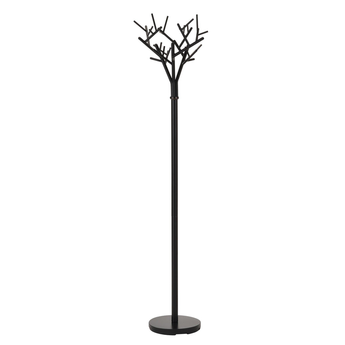 Cuier hol modern W56, negru, Ø40x180 cm