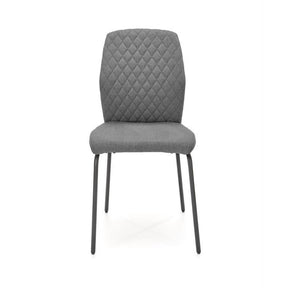 Scaun K461, stofa gri, 46x56x92 cm