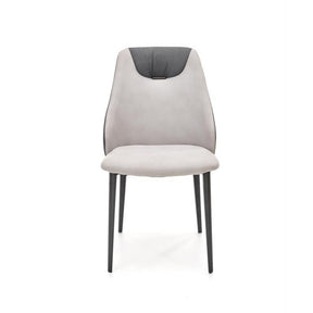 Scaun K470, stofa gri, 48x62x85 cm