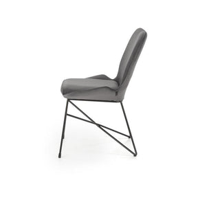 Scaun K454, gri, 46x55x83 cm