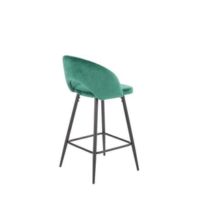 Scaun bar H96, verde, 48x49x89 cm