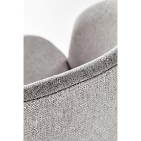 Scaun K486, stofa gri/alb, 51x57x77 cm