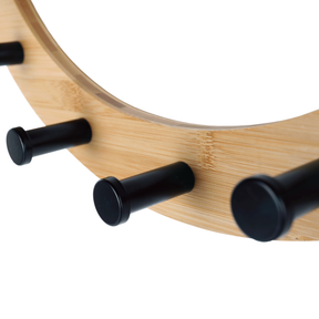 Etajera suspendata din bambus ARTID TYP 1, 46x10x41 cm