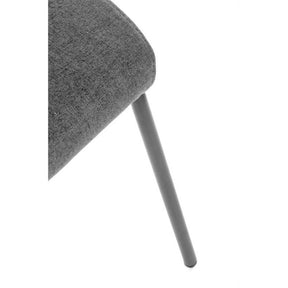 Scaun K461, stofa gri, 46x56x92 cm