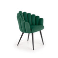 Scaun tapitat K410, verde, 65x62x85 cm