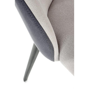 Scaun K470, stofa gri, 48x62x85 cm