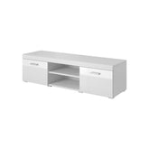 Comoda tv SAMBA REG-9, alb, 140x39x45 cm
