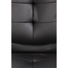 Scaun birou Preston, negru, 68x72x114/124 cm