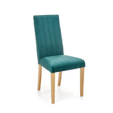 Scaun DIEGO 3, stofa catifelata verde inchis, 47x59x99 cm