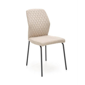 Scaun K461, stofa bej, 46x56x92 cm