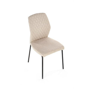 Scaun K461, stofa bej, 46x56x92 cm