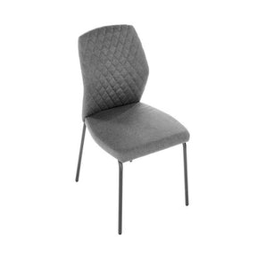 Scaun K461, stofa gri, 46x56x92 cm