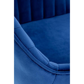 Scaun bar H103, albastru, 55x55x114 cm
