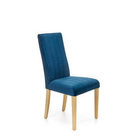 Scaun DIEGO 3, stofa catifelata albastru marin, 47x59x99 cm
