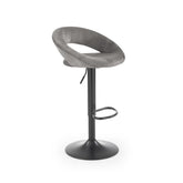 Scaun bar H102, gri, 53x48x100 cm