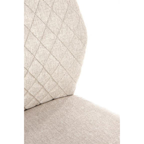Scaun K461, stofa bej, 46x56x92 cm