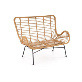 Canapea gradina IKARO XL, stejar/gri, 120x70x96 cm