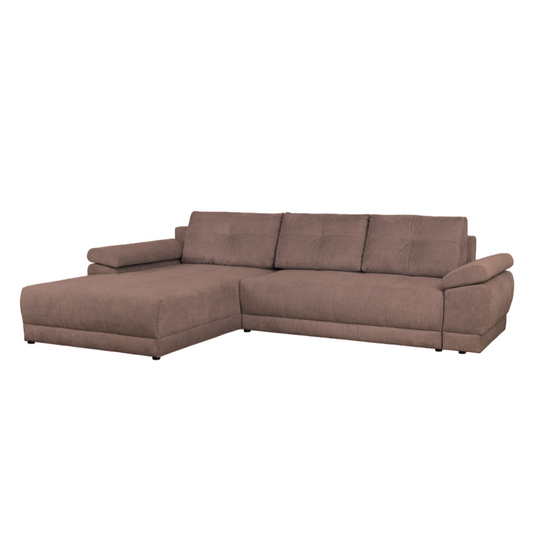Coltar extensibil universal EVEREST, cu lada depozitare, maro - Element05, 308x213x90 cm