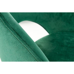 Scaun bar H96, verde, 48x49x89 cm